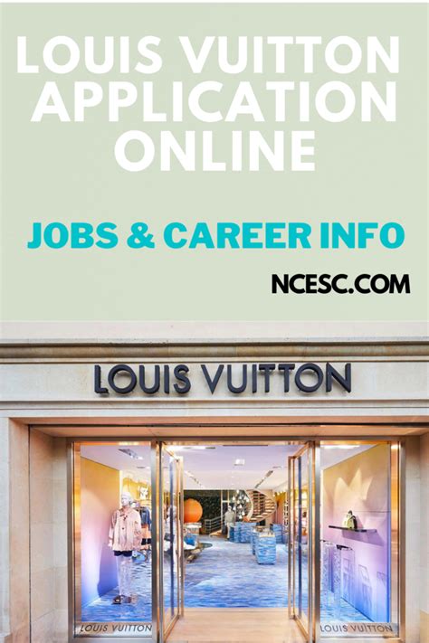 louis vuitton vacancies